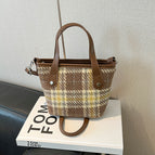 Khaki Plaid Without Pendant