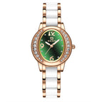 Rose Gold Green Plate