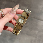 Gold Strap White Plate