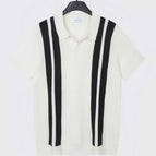 White Black Stripe / L