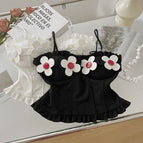 Black tube top / L