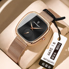 Rose Gold Shell Black Surface